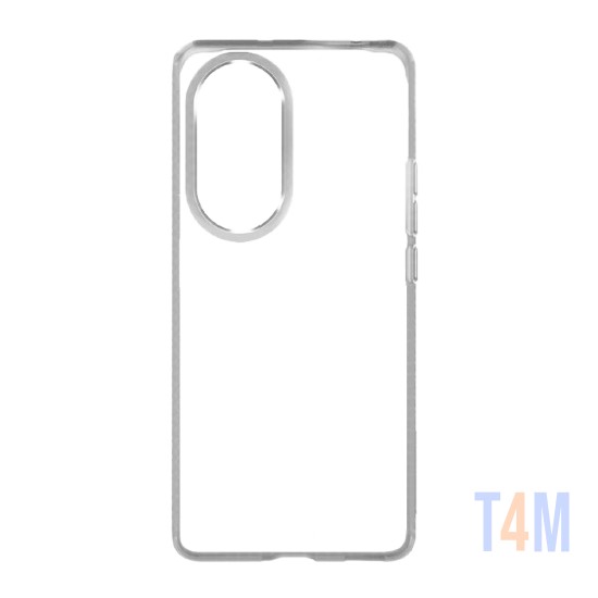 Capa de Silicone Transparente para Oppo A98 5g/F23 5g Branco